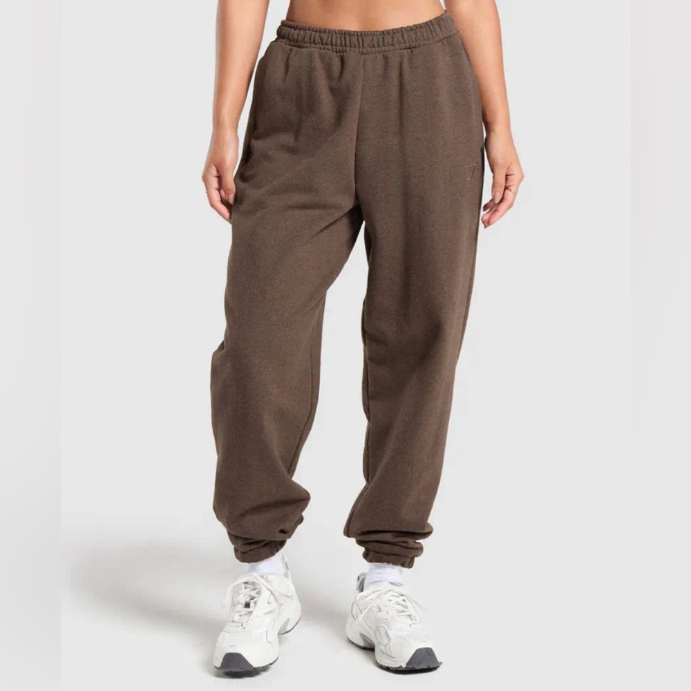 Gymshark brand new brown joggers